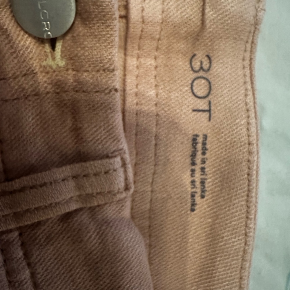 NWT Anthropologie Pilcro Adi Linen blend Crop Mid-Rise Flare Pants Size 30 Tall - Picture 6 of 9